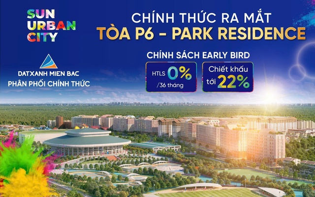Tiếp nối thành công, tòa mới P6 thuộc Sun Urban City Hà Nam chính thức ra mắt Tiếp nối thành công, tòa mới P6 thuộc Sun Urban City Hà Nam chính thức ra mắt