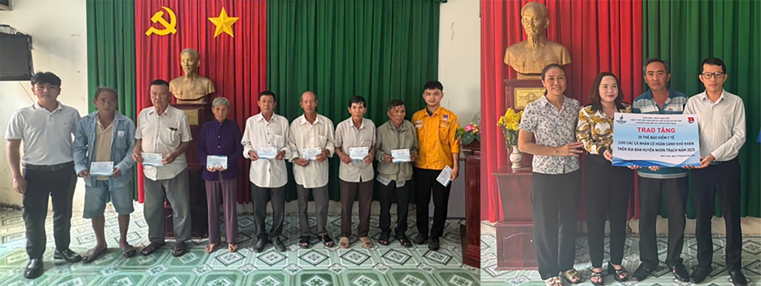 Người dân có hoàn cảnh khó khăn được trao tặng thẻ bảo hiểm y tế Người dân có hoàn cảnh khó khăn được trao tặng thẻ bảo hiểm y tế