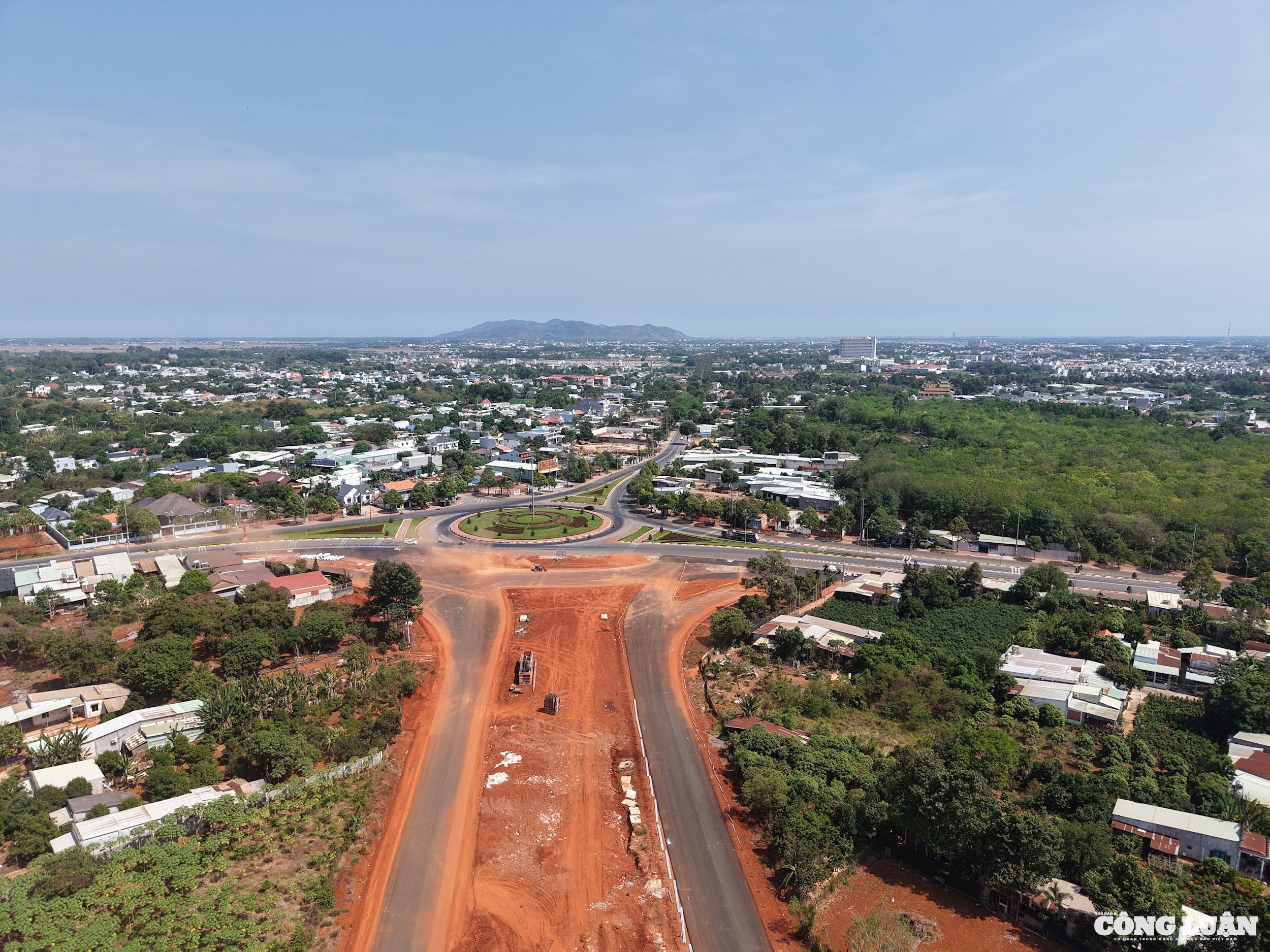 Điểm cuối dự án thành phần 3 tại km53+700 giao với Quốc lộ 56 - tuyến tránh TP Bà Rịa.