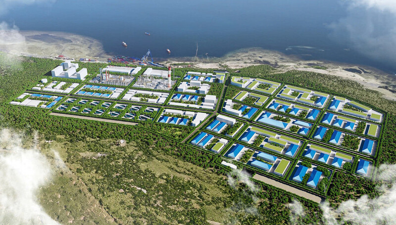 Phối cảnh dự án Khu công nghiệp Phù Mỹ