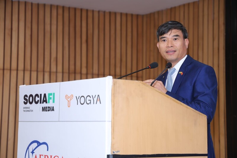Ông Bùi Trung Thướng - Tham tán Thương mại, Thương vụ Việt Nam tại Ấn Độ phát biểu