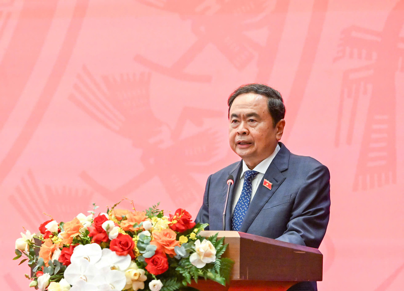 Chủ tịch Quốc hội Trần Thanh Mẫn phát biểu khai mạc diễn đàn.