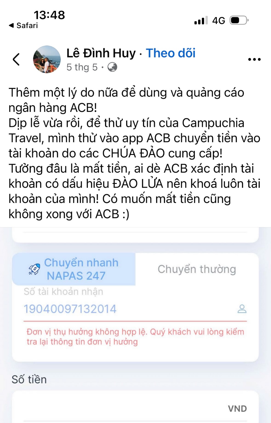 ACB chủ động ngăn chặn hơn 20.000 vụ lừa đảo trong 6 tháng đầu năm 2025- Ảnh 3. ACB chủ động ngăn chặn hơn 20.000 vụ lừa đảo trong 6 tháng đầu năm 2025- Ảnh 3.