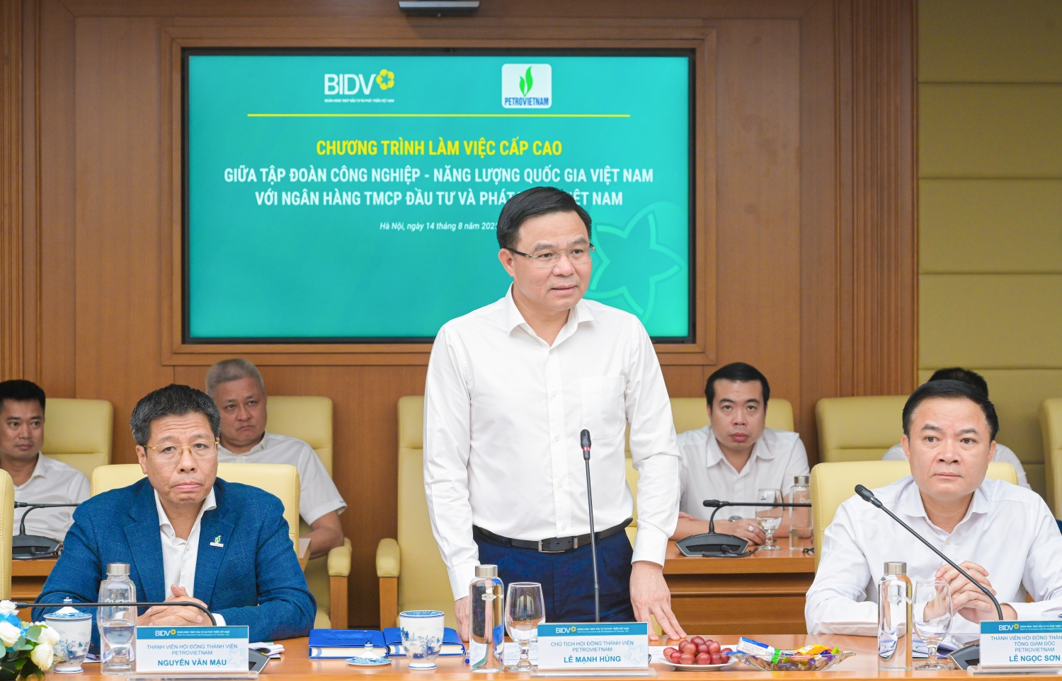 Petrovietnam thúc đẩy hợp tác với Ngân hàng BIDV