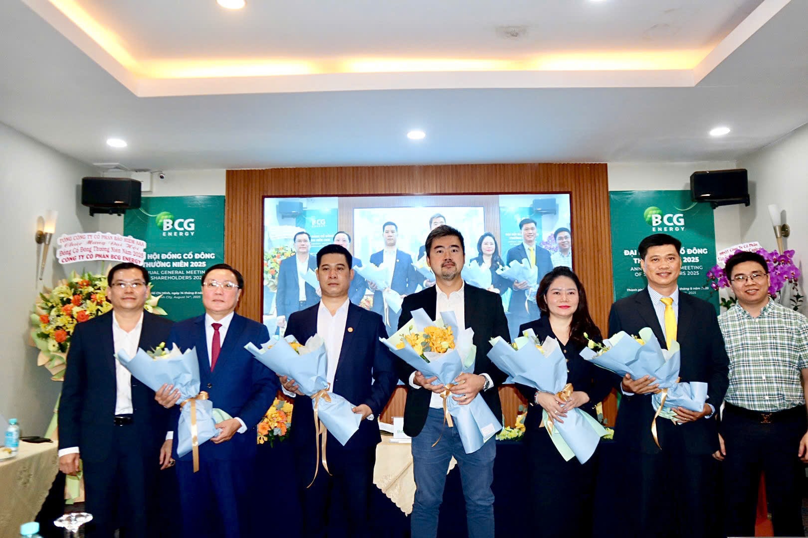 5 thành viên HĐQT nhiệm kỳ 2025-2030 của BCG Energy ra mắt đại hội