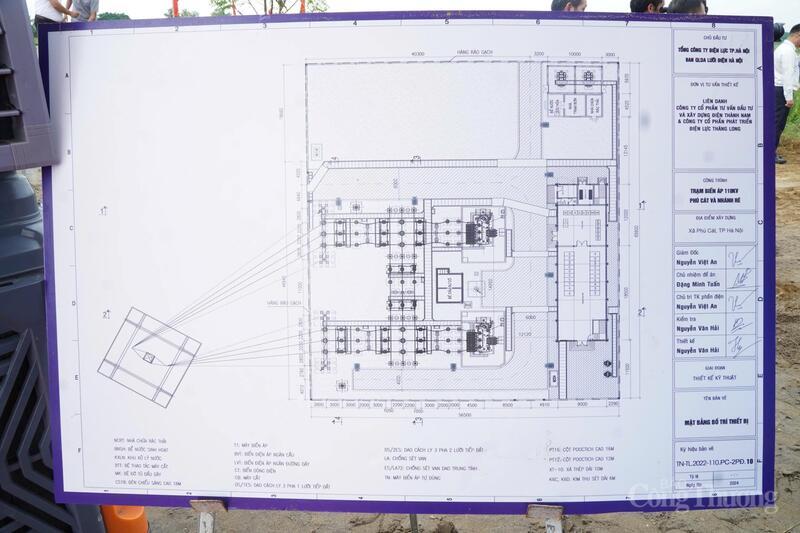 Khởi công Trạm biến áp 110kV Phú Cát, bảo đảm điện phía Tây Hà Nội - 5