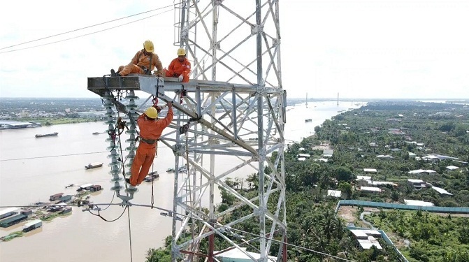 Nhiều khu vực phường - xã trên địa bàn tỉnh Đồng Tháp sẽ bị cúp điện trong ngày 19/8 đến ngày 20/8/2025 để bảo trì, sửa chữa lưới điện. Ảnh: EVNSPC.