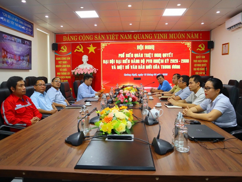 PV Power thực hiện quán triệt, triển khai nghị quyết Đại hội Đảng bộ Petrovietnam lần thứ IV và các văn bản mới của Trung ương Đảng PV Power thực hiện quán triệt, triển khai nghị quyết Đại hội Đảng bộ Petrovietnam lần thứ IV và các văn bản mới của Trung ương Đảng