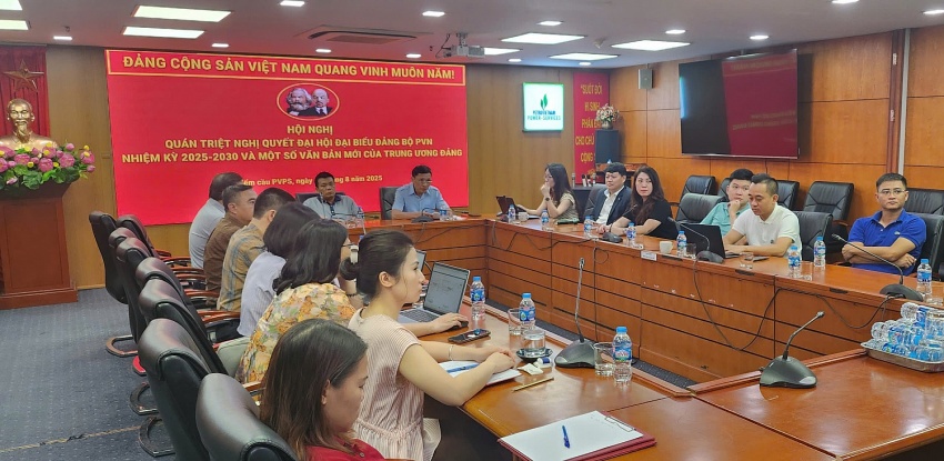 PV Power thực hiện quán triệt, triển khai nghị quyết Đại hội Đảng bộ Petrovietnam lần thứ IV và các văn bản mới của Trung ương Đảng PV Power thực hiện quán triệt, triển khai nghị quyết Đại hội Đảng bộ Petrovietnam lần thứ IV và các văn bản mới của Trung ương Đảng