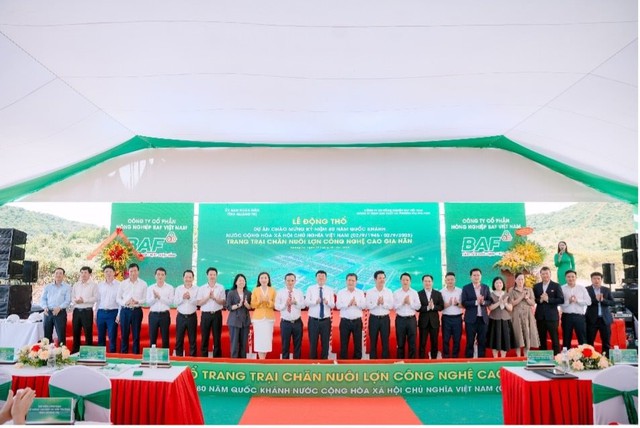 BAF Việt Nam khởi công trang trại chăn nuôi lợn công nghệ cao Gia Hân tại Quảng Trị