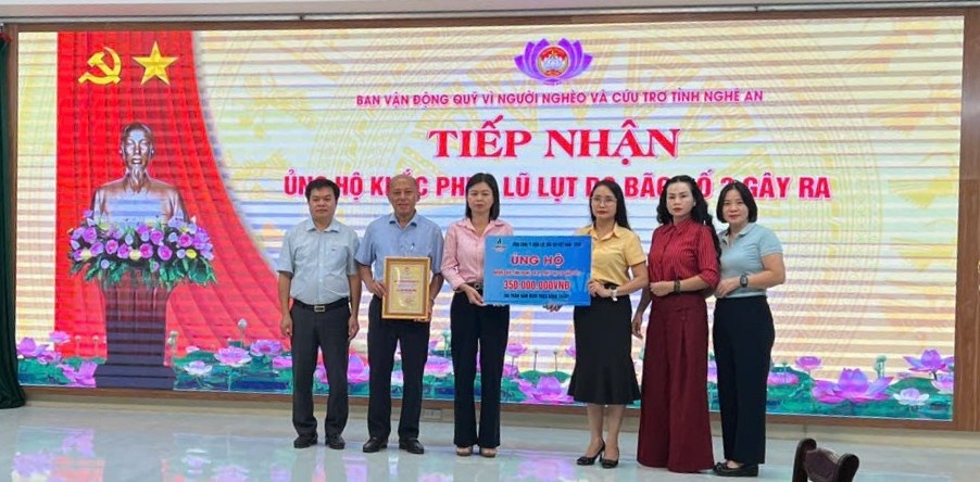 PV Power chung tay ủng hộ hỗ trợ đồng bào vùng lũ tỉnh Nghệ An PV Power chung tay ủng hộ hỗ trợ đồng bào vùng lũ tỉnh Nghệ An