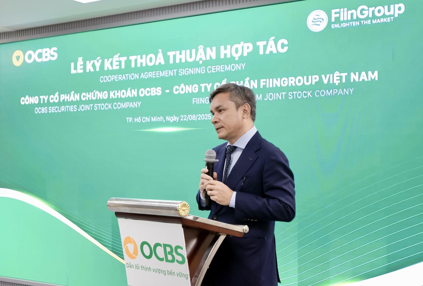 Ông Nguyễn Hữu Hiệu phát biểu tại sự kiện.