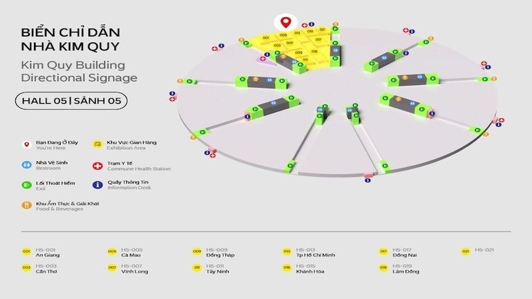 Sảnh 5 Tỉnh giàu nước mạnh. Sảnh 5 Tỉnh giàu nước mạnh.