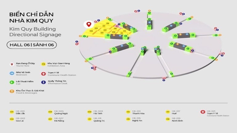 Sảnh 6 Tỉnh giàu nước mạnh. Sảnh 6 Tỉnh giàu nước mạnh.