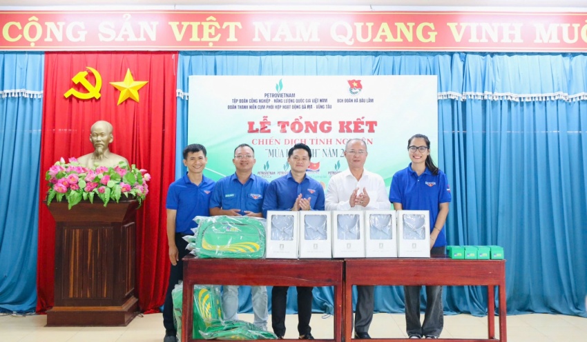 Cụm phối hợp hoạt động Bà Rịa - Vũng Tàu tổng kết Chiến dịch Mùa hè xanh 2025: Những dấu ấn từ trái tim nhiệt huyết