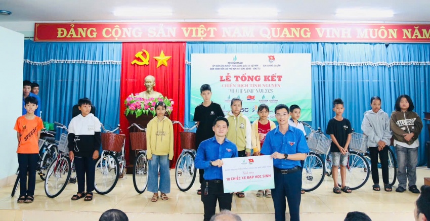 Cụm phối hợp hoạt động Bà Rịa - Vũng Tàu tổng kết Chiến dịch Mùa hè xanh 2025: Những dấu ấn từ trái tim nhiệt huyết