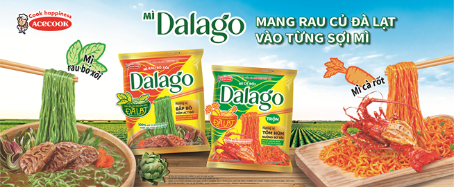 Sản phẩm mì ăn liền Dalago
