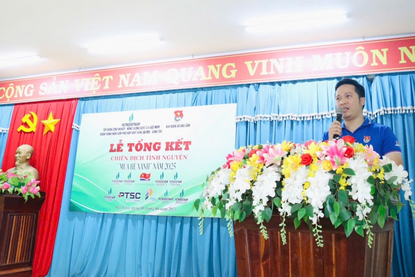 Cụm phối hợp hoạt động Bà Rịa - Vũng Tàu tổng kết Chiến dịch Mùa hè xanh 2025: Những dấu ấn từ trái tim nhiệt huyết
