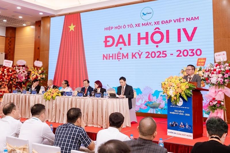 Ông Phạm Cường, Chủ tịch Hiệp hội Ô tô, Xe máy, Xe đạp Việt Nam phát biểu