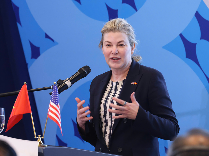 Bà Stephanie Pope nhấn mạnh, các máy bay 737-8 sẽ hỗ trợ Vietjet mở rộng mạng bay, khai thác thêm các đường bay mới phục vụ khu vực Đông Nam Á. Ảnh: Lâm Khánh