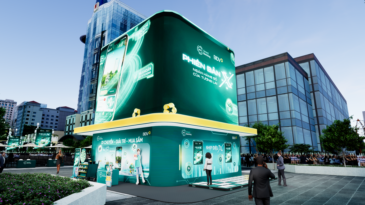 BIDV lần đầu mang sự kiện âm nhạc - công nghệ tới phố đi bộ Nguyễn Huệ, ra mắt SmartBanking phiên bản X - Ảnh 1