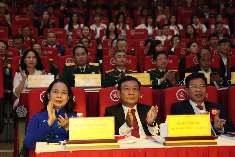Phó Chủ tịch nước Võ Thị Ánh Xuân và các đại biểu tham dự đại hội. Ảnh: Chính Thành
