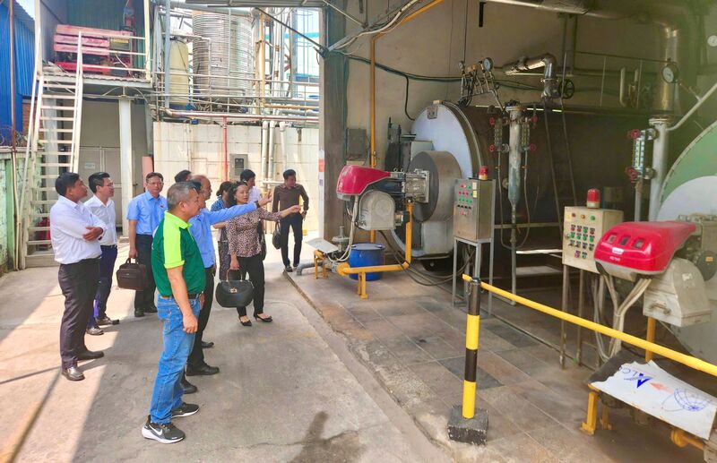 Đoàn công tác Ủy ban Khoa học, Công nghệ và Môi trường của Quốc hội thăm Công ty Cổ phần Đầu tư Thành Châu và nghe trình bày về công tác thực thi Luật Sử dụng năng lượng tiết kiệm và hiệu quả ngày 27/3/2025.