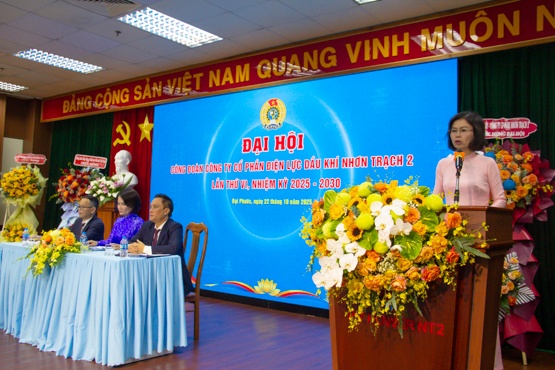 Bà Ngô Hồng Vân, Ủy viên Ban Thường vụ Đảng ủy, Chủ tịch Công đoàn PV Power đánh giá cao những thành tích nổi bật trong nhiệm kỳ 2023-2025 của Công đoàn PV Power NT2 Bà Ngô Hồng Vân, Ủy viên Ban Thường vụ Đảng ủy, Chủ tịch Công đoàn PV Power đánh giá cao những thành tích nổi bật trong nhiệm kỳ 2023-2025 của Công đoàn PV Power NT2