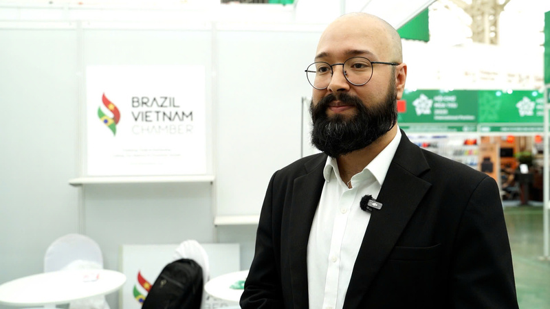Ông Dionathan Santos, Nhà sáng lập kiêm Chủ tịch điều hành Phòng Thương mại và Công nghiệp Brazil - Việt Nam.