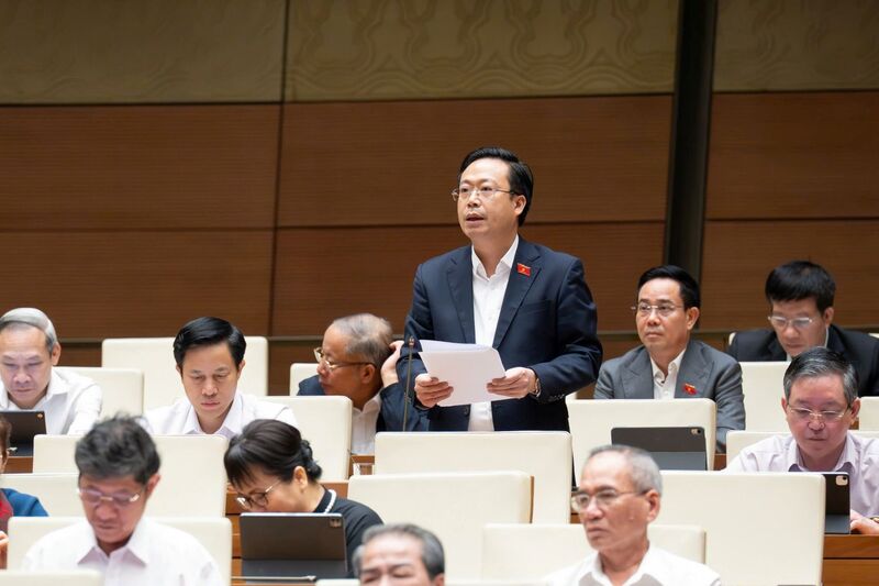 Đại biểu Nguyễn Đại Thắng - đoàn Hưng Yên. Ảnh: QH