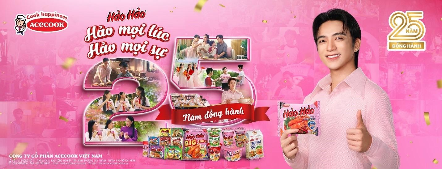 Năm 2025, Hảo Hảo kỉ niệm 25 đồng hành cùng người tiêu dùng Việt Nam.