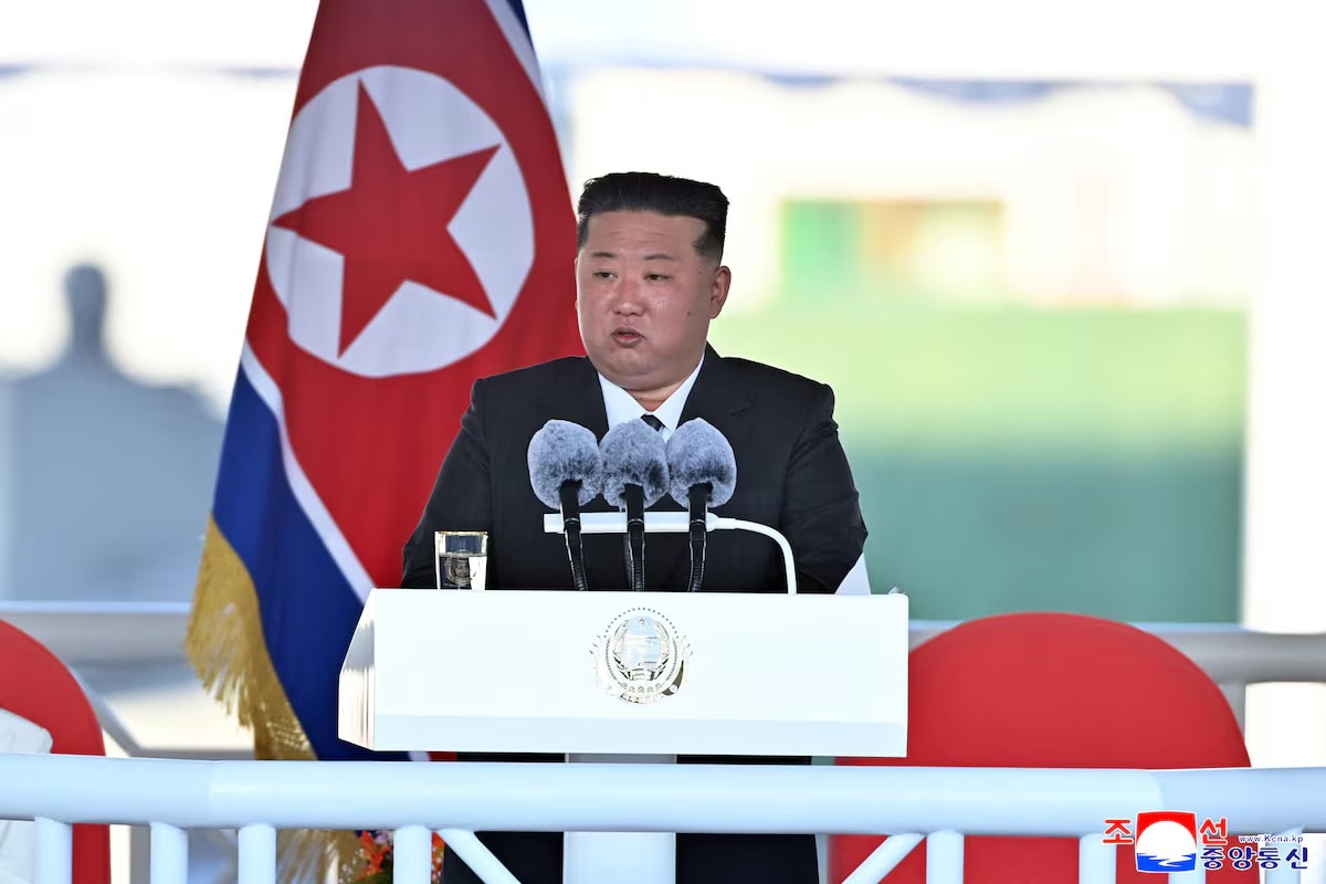 Nhà lãnh đạo Triều Tiên Kim Jong Un. Ảnh: KCNA
