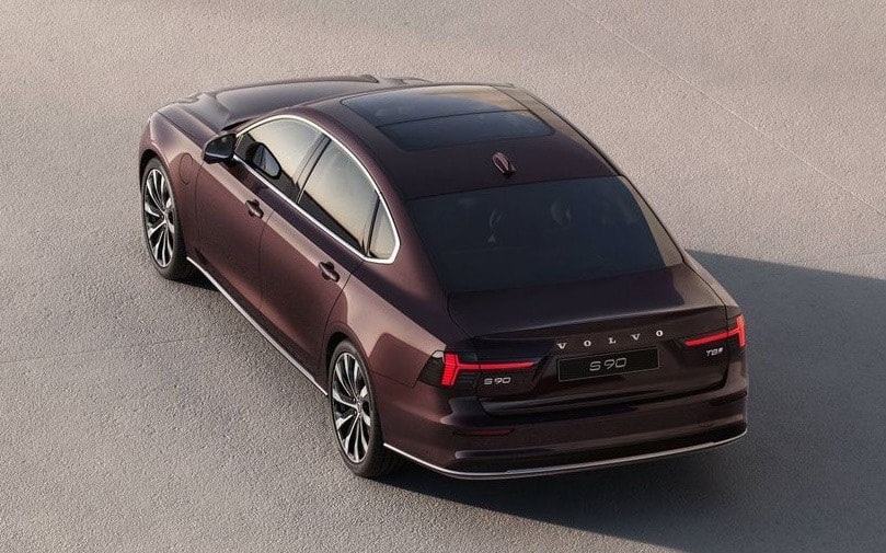 Volvo S90 2026nhìn từ phía trên - Ảnh: Volvo