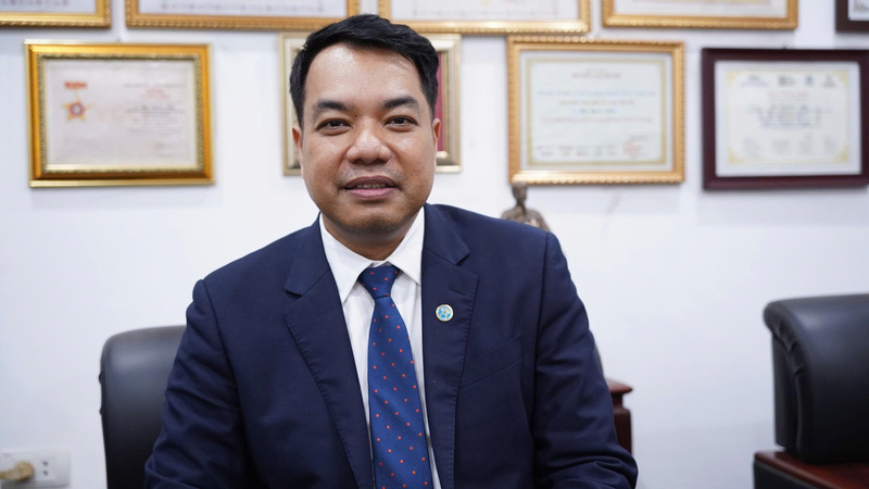 TS. Mạc Quốc Anh, Ủy viên Ủy ban Trung ương Mặt trận Tổ quốc Việt Nam, Phó Chủ tịch kiêm Tổng Thư ký Hiệp hội Doanh nghiệp nhỏ và vừa TP. Hà Nội (SMEs), Viện trưởng Viện Kinh tế và Phát triển doanh nghiệp. Ảnh: Nguyễn Hương