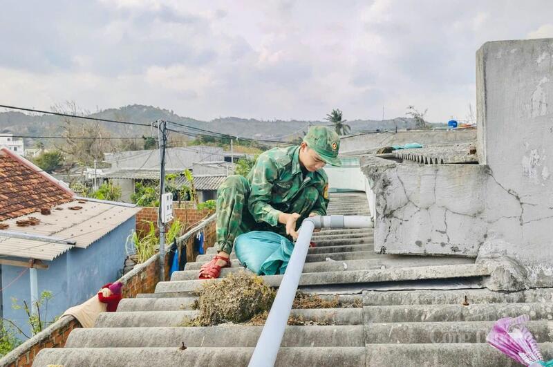 Công tác hỗ trợ được triển khai gấp rút.