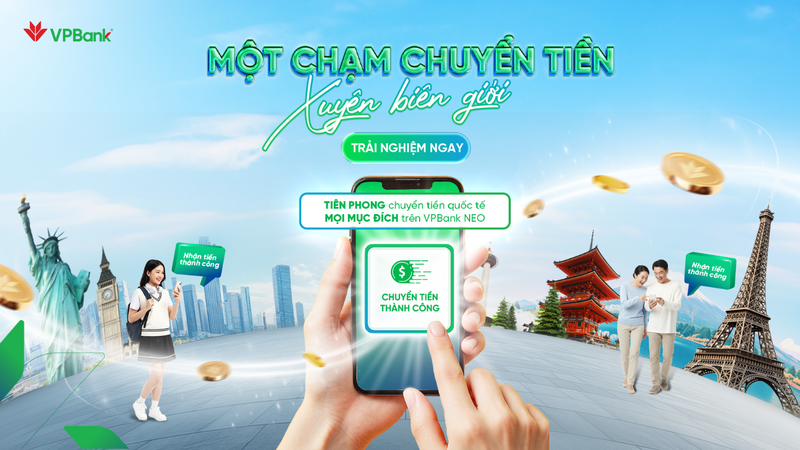 VPBank nâng cấp chuyển tiền quốc tế trực tuyến giao dịch mọi nơi - 1