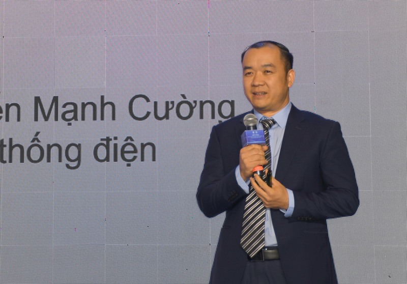 Ông Nguyễn Mạnh Cường - Phó Trưởng phòng phụ trách Phòng Phát triển Hệ thống điện, Viện Năng lượng (Bộ Công Thương). Ảnh: Minh Khuê.