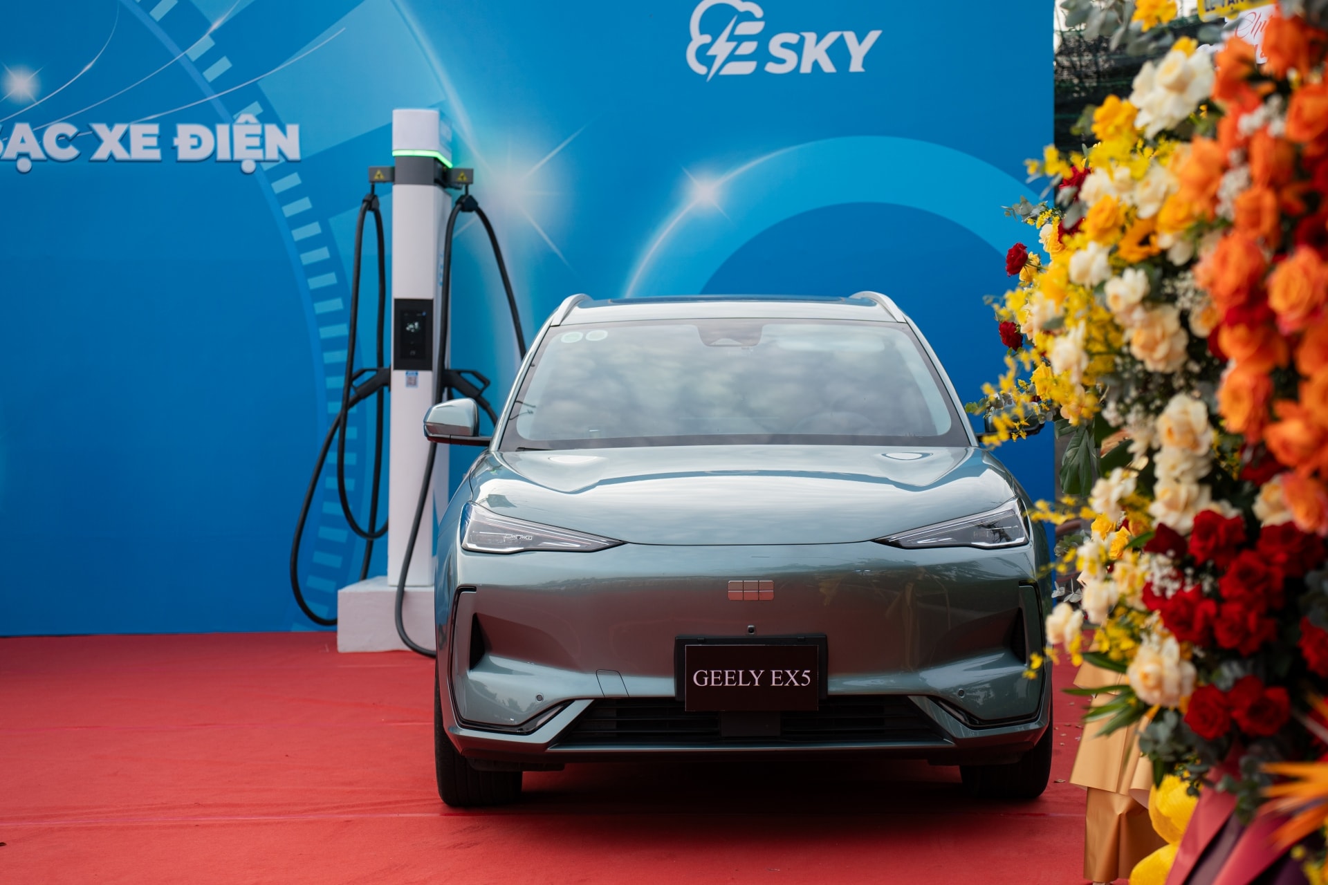 Mẫu xe thuần điện Geely EX5 hiện đang được phân phối chính hãng bởi Tasco Auto - Ảnh: Tasco Auto