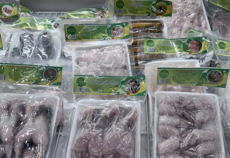 Hàng hóa Việt Nam được trưng bày, giới thiệu tại Triển lãm Japan's Food Export Fair.