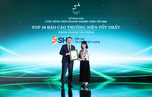 SHS lần thứ 6 được vinh danh trong Top 10 Báo cáo thường niên tốt nhất VLCA- Ảnh 1. SHS lần thứ 6 được vinh danh trong Top 10 Báo cáo thường niên tốt nhất VLCA- Ảnh 1.