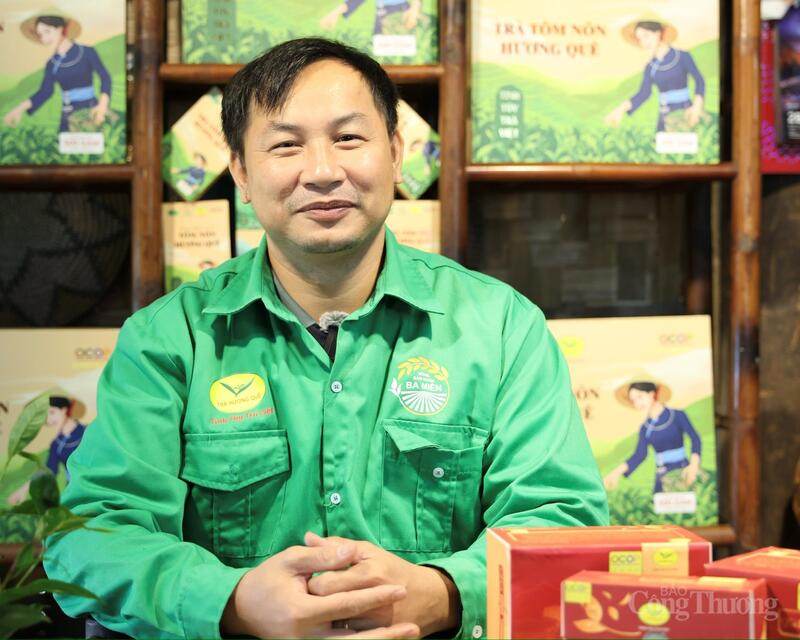 Ông Tống Văn Viện, Chủ tịch kiêm Giám đốc HTX nông sản Phú Lương (Thái Nguyên).