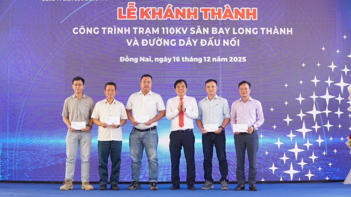 Khánh thành Trạm biến áp 110kV Sân bay Long Thành và đường dây đấu nối