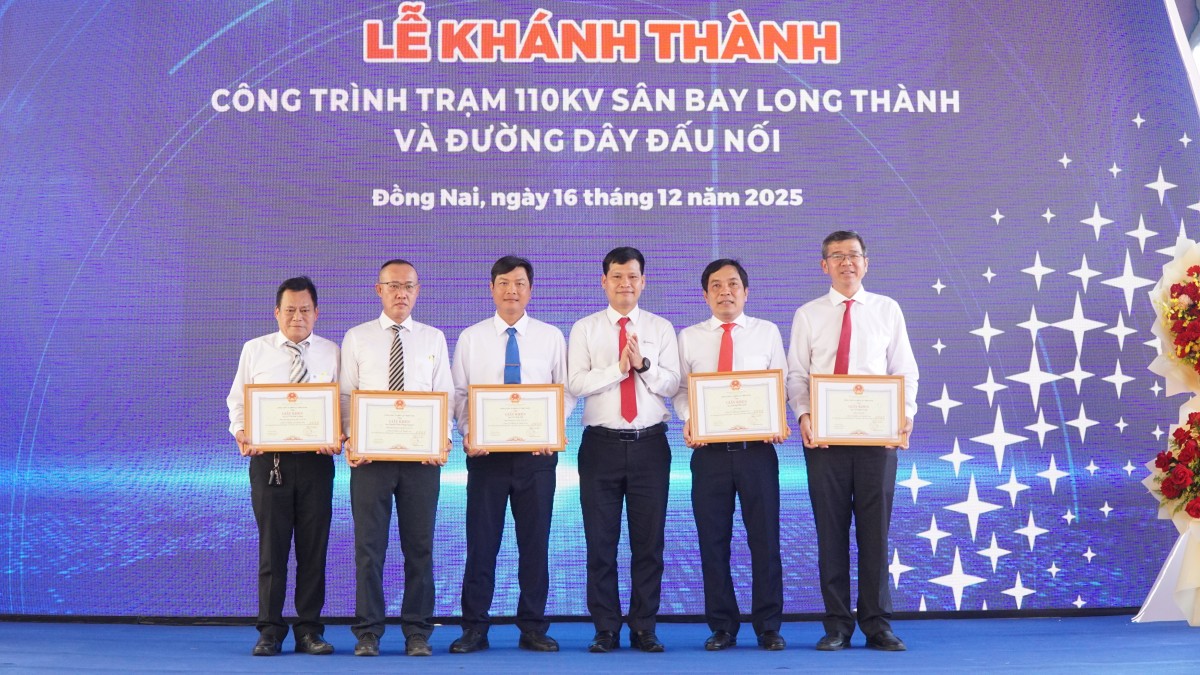 Khánh thành Trạm biến áp 110kV Sân bay Long Thành và đường dây đấu nối