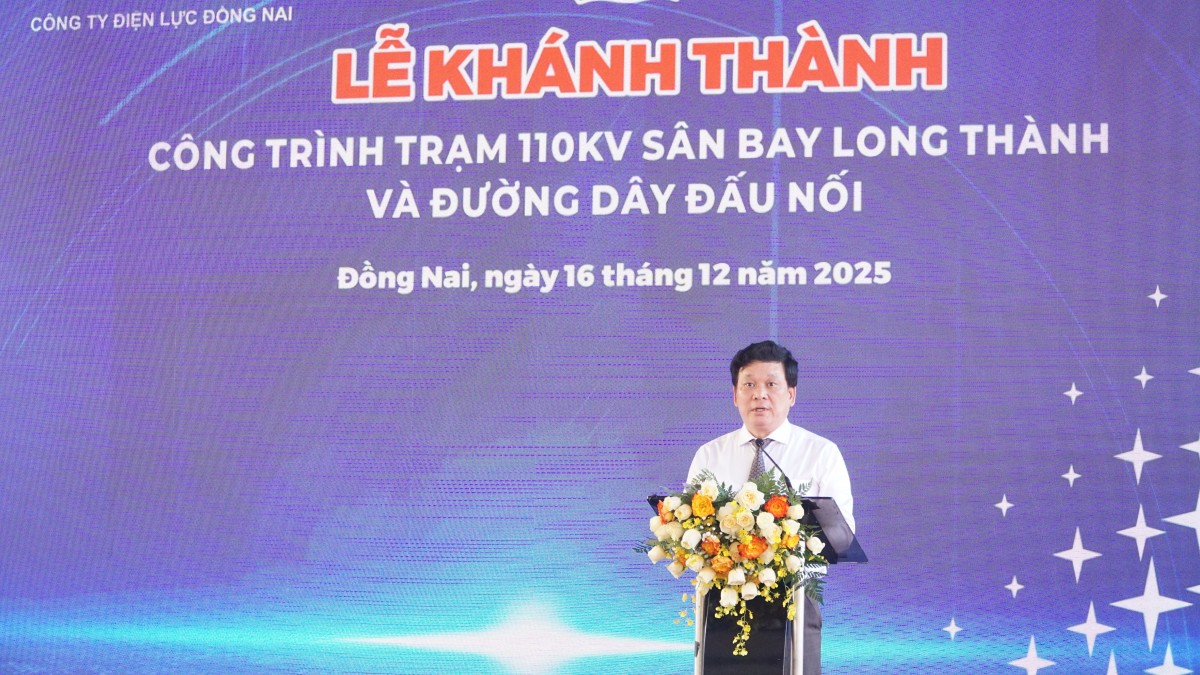 Khánh thành Trạm biến áp 110kV Sân bay Long Thành và đường dây đấu nối