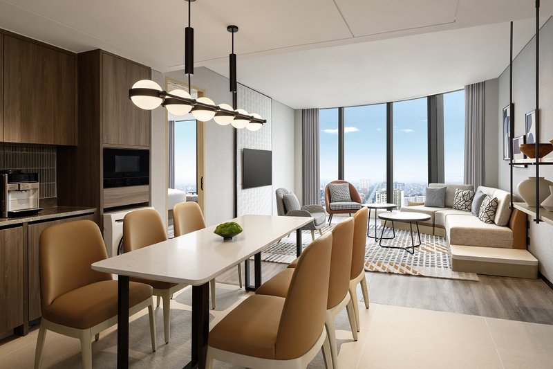 Các căn hộ 1, 2, 3 phòng ngủ mang lại sự tiện nghi tuyệt đối