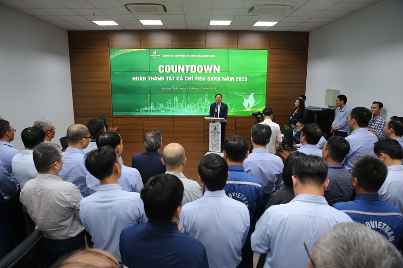 Chủ tịch Hội đồng quản trị BSR Bùi Ngọc Dương ghi nhận và đánh giá cao những nỗ lực của tập thể BSR.