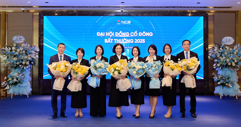 Hội đồng quản trị Ngân hàng TMCP Quốc Dân nhiệm kỳ 2025 - 2030. Ảnh: Duy Minh