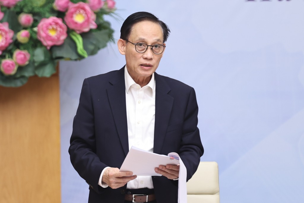 Bộ trưởng Bộ Ngoại giao Lê Hoài Trung phát biểu - Ảnh: VGP/Nhật Bắc