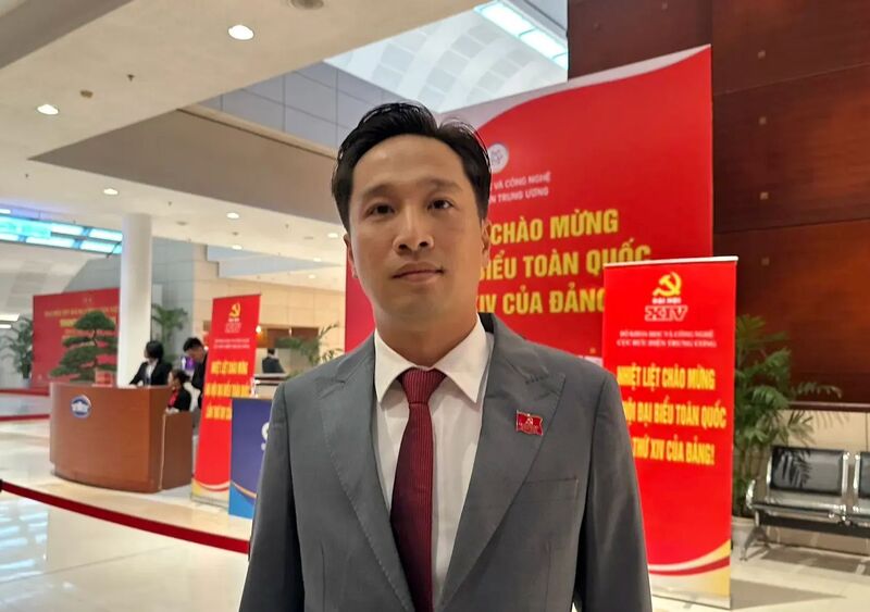 Đại biểu Bùi Đức Giang, Phó Chủ tịch Ủy ban MTTQ, Bí thư Tỉnh đoàn Phú Thọ. Ảnh: PV