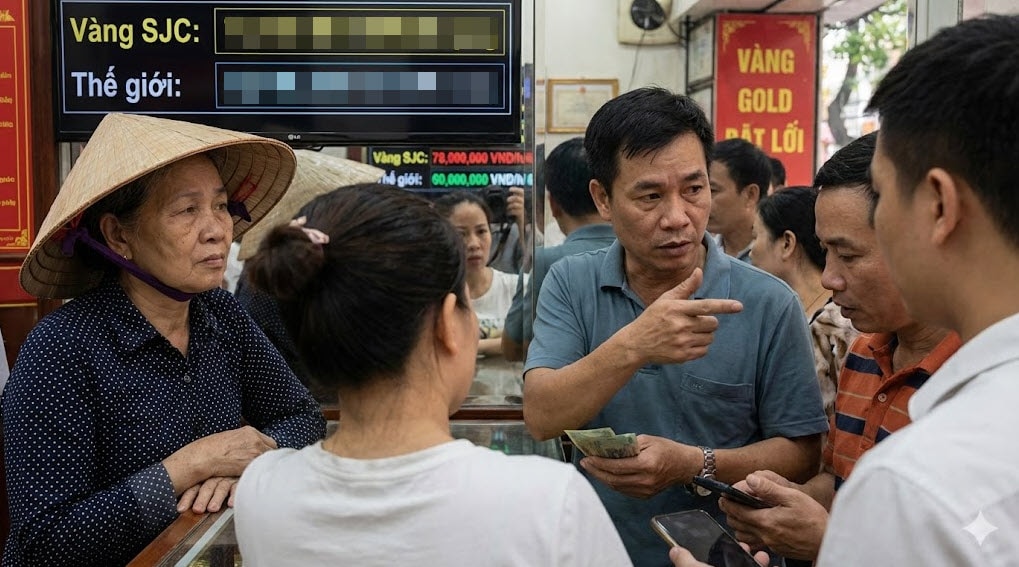 Người dân giao dịch thận trọng khi giá vàng trong nước đang cao hơn thế giới tới gần 18 triệu đồnglượng